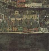 Egon Schiele The Samll city III (mk12) oil painting